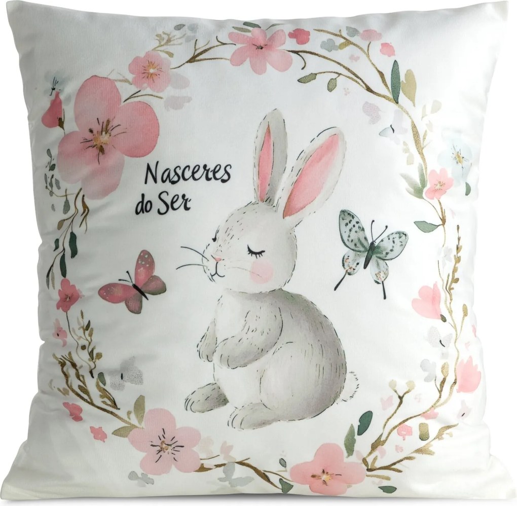 VEĽKONOČNÁ DEKORAČNÁ OBLIEČKA NA VANKÚŠ CONY1 45X45 CM VZOROVANÁ
