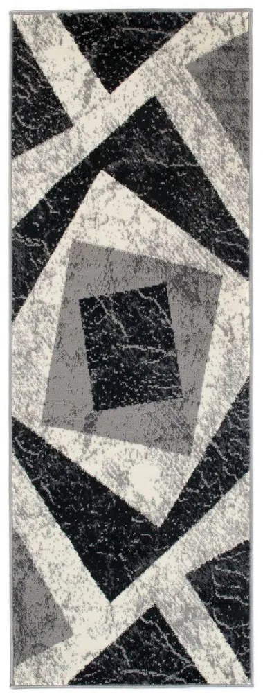 Kusový koberec PP Gil šedý atyp 70x300cm