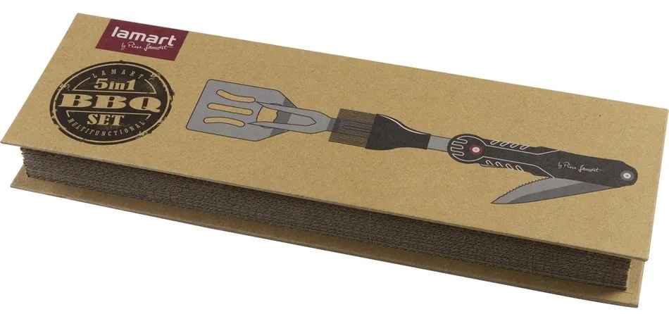 Lamart LT5038 multifunkčné grilovacie náradie BBQ 5v1
