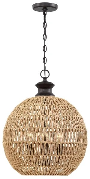 Quoizel QZ-CASABLANCA-3P-PBZ - Závesný luster na reťazi CASABLANCA 3xE27/60W/230V