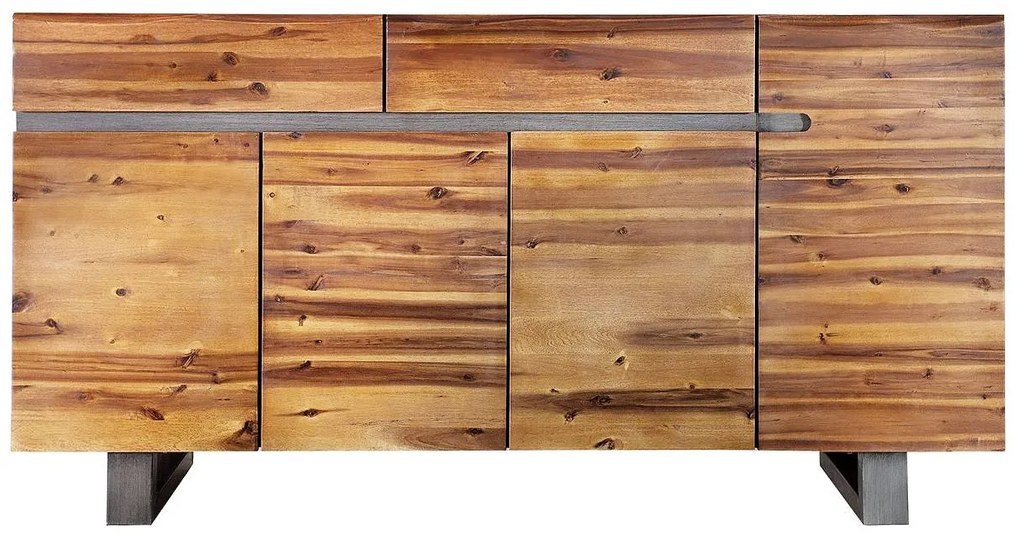 Dizajnová komoda Evolution, 170 cm, akácia