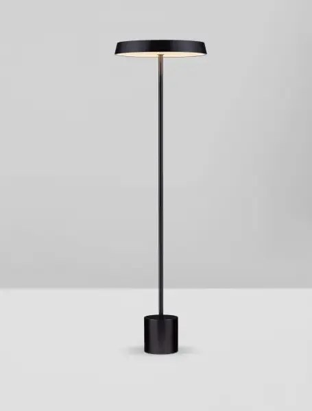 LED čierna stojaca lampa Vetro