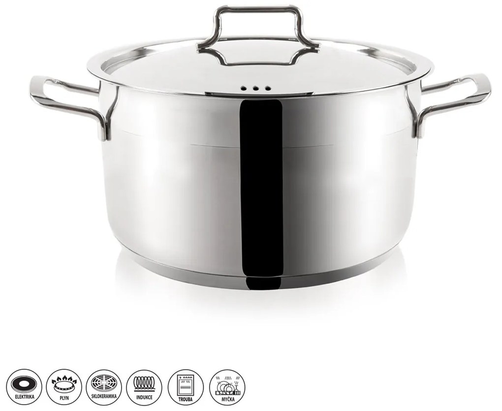 ORION Anett nerezový kastról 6,2l s pokrievkou