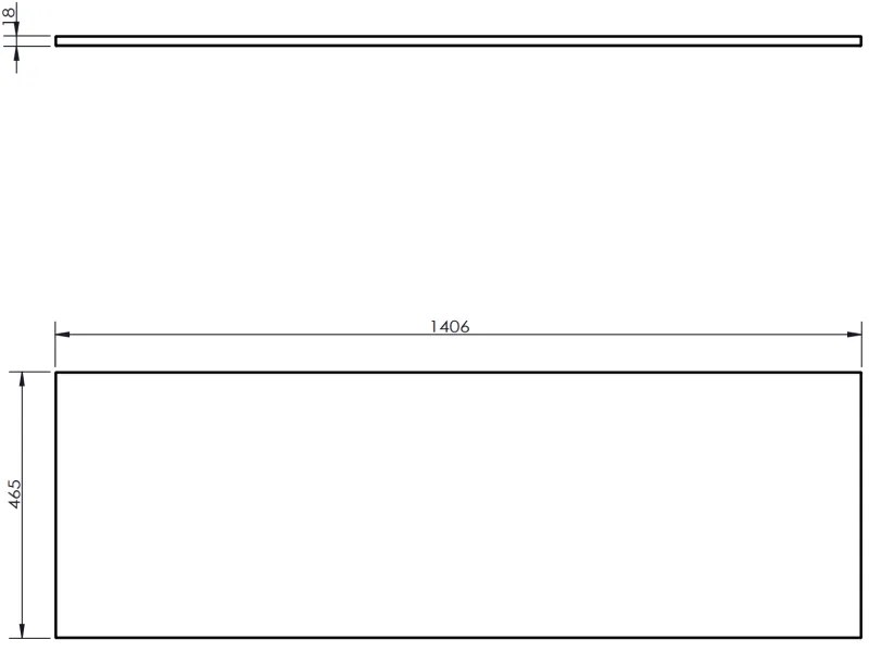 Mexen Orio, kúpeľňová skrinka 140 cm s hornou doskou, 2 zásuvky, biela lesklá, 91A10-14047-2-BFFC00