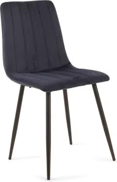 Jedálenská stolička Harry, tmavo modrá látka%
