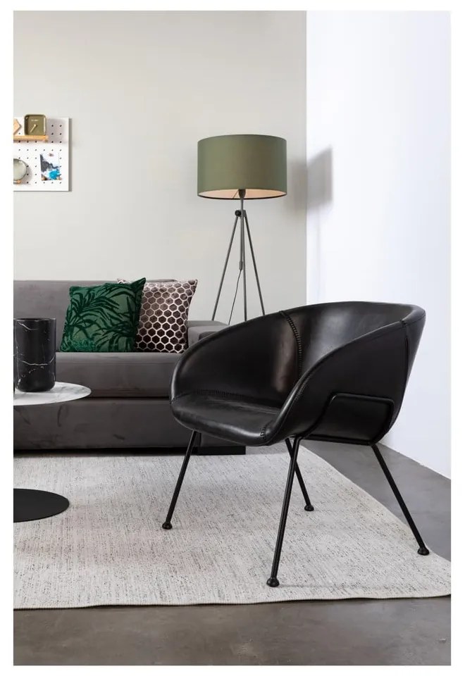 Zelená stojacia lampa Zuiver Lesley