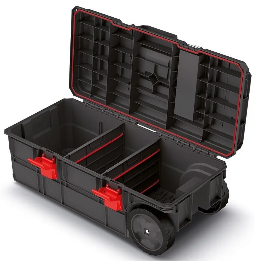 Kistenberg Kufor na náradie s transp. kolieskami X BLOCK TECH čierny 795x380x307