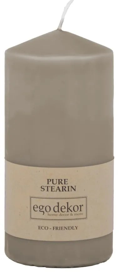 Hnedá sviečka Eco candles by Ego dekor Top, doba horenia 30 h