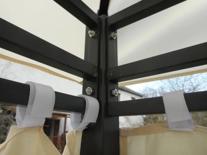 Záhradný Altánok Pavilón TOPAS 4x3m béžová