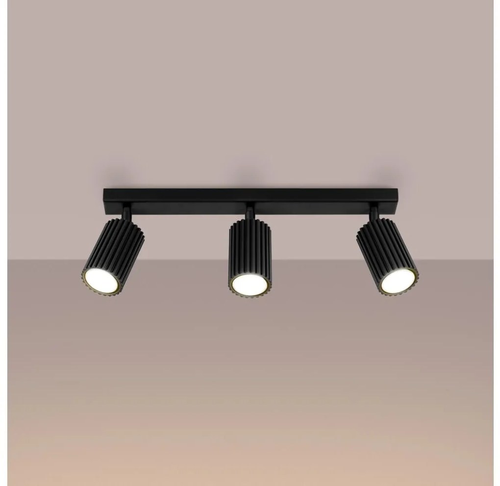 Brilagi - Bodové svietidlo CRESTO 3xGU10/10W/230V čierna