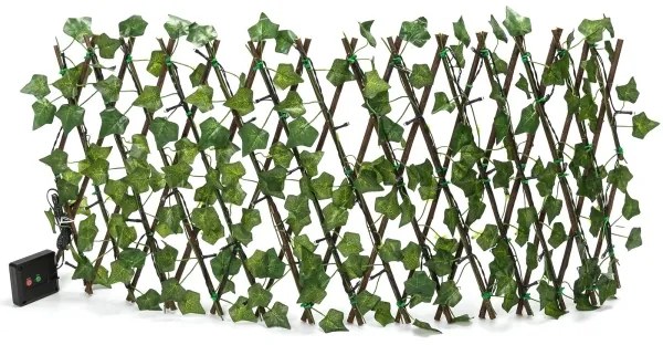 Aigostar - LED solárny reťazec 56xLED/2x0,4m IP65 teplá biela ivy