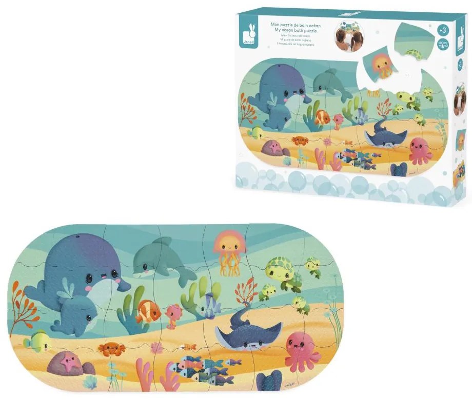 Puzzle - Môj oceán - hračka do vody - 28 ks