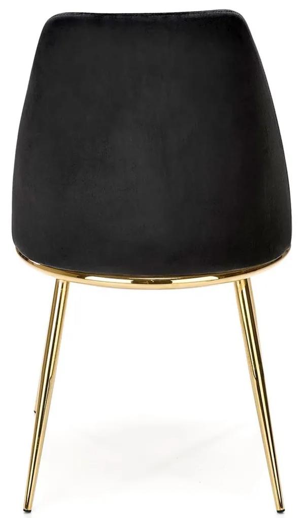 Designová židle GLAMOUR K460 černá