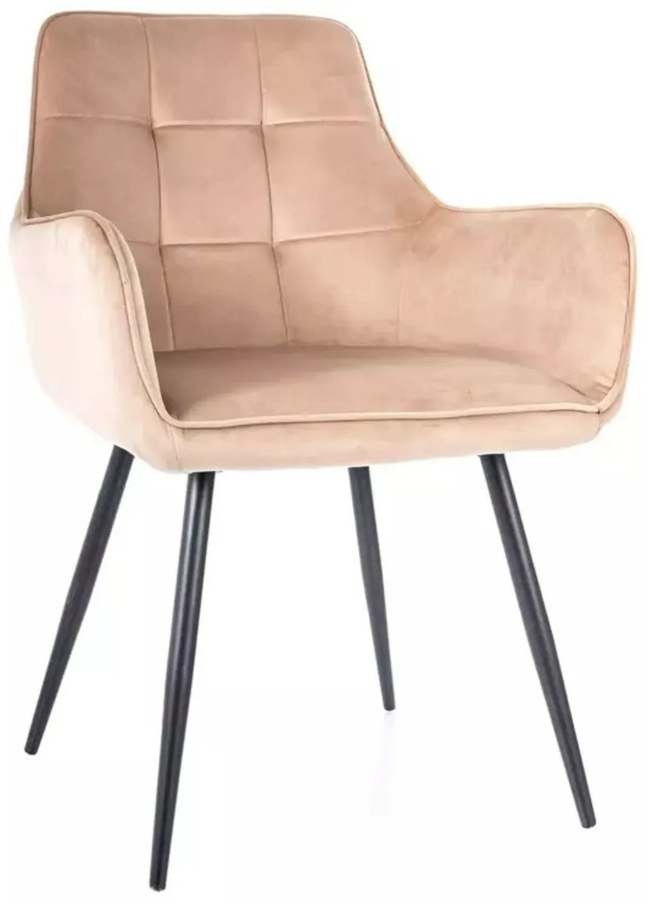 Stolička Lemon Velvet béžová