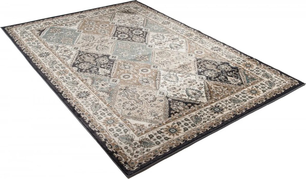 Koberec Dubai CHU antracitový obdĺžnikový – polypropylén Rozmer: 60x100 cm