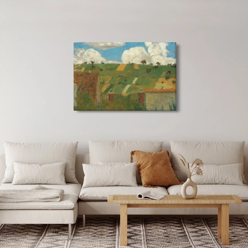 Obraz - Edouard Vuillard, Landscape of the Ile de France, reprodukcia (90x60 cm)