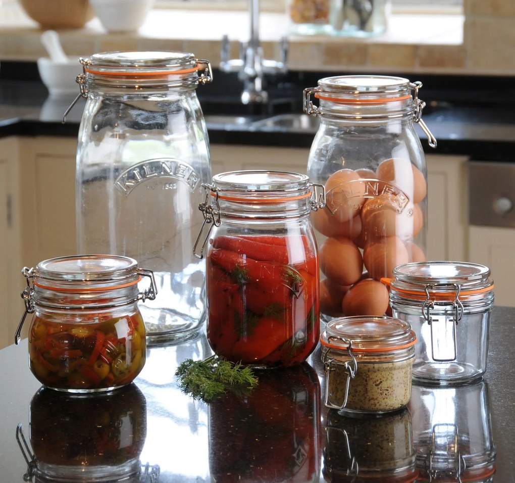 Kilner zavárací pohár s klipom okrúhly 350 ml