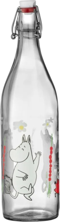 Sklenená fľaša Moomin Wild Strawberries 1l