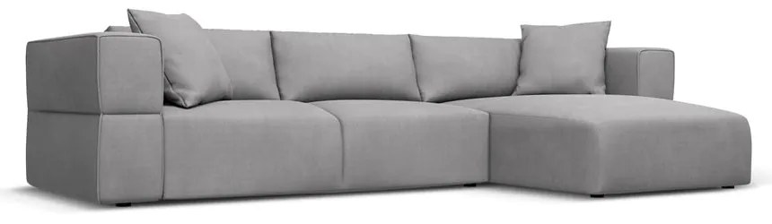 Svetlosivá rohová pohovka, pravý roh Esther – Milo Casa