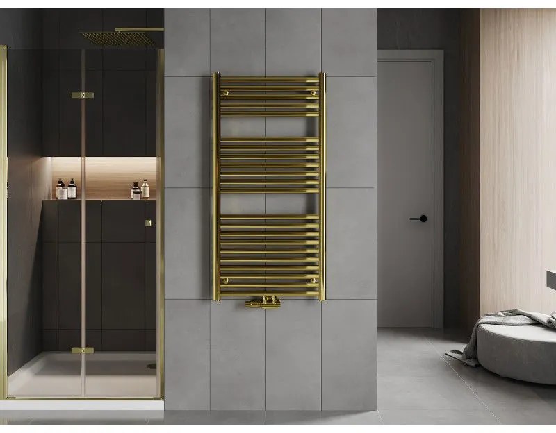 Mexen Hades, vykurovacie teleso 1200x600 mm, 520 W, zlatá lesklá, W104-1200-600-00-50