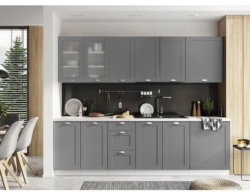 Kuchyňa Adele 260 Šedá Mat Bb