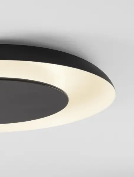 LED stmievateľné čierno-biele dizajnové stropné svietidlo Epos 60