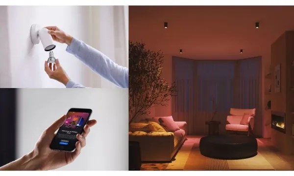 Základná sada Philips Hue WACA 3xGU10/4,7W 2200-6500K + Hue Bridge