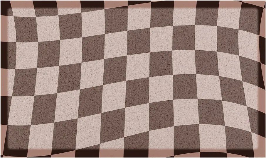 Rohožka z PVC 40x70 cm Checkerboard – Artsy Doormats