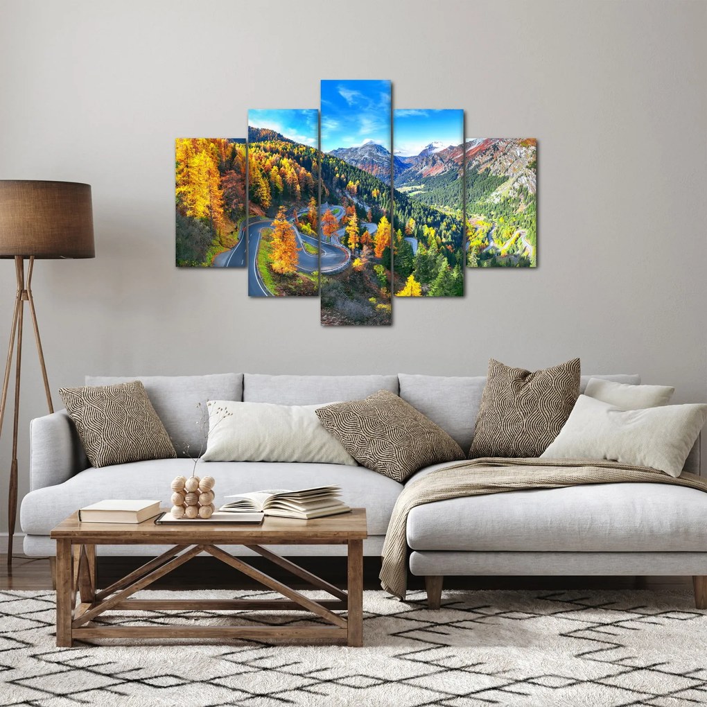 Obraz - Malojský priesmyk (150x105 cm)