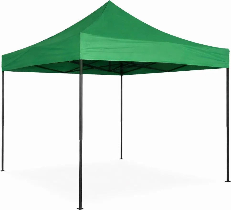 MultiGarden Záhradný samorozkladací stan s baldachýnom 3x3m - zelený MultiGarden