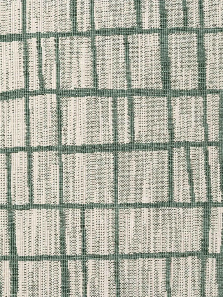 Ted Baker, Kusový koberec Ted Baker Haringey 106389 Green White kruh, 160x160, zelená, chodba / predsieň