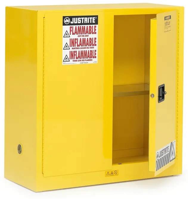 Ohňovzdorná FM skriňa s 1 policou ENCLOSE, 1118x1092x457 mm, 114 L