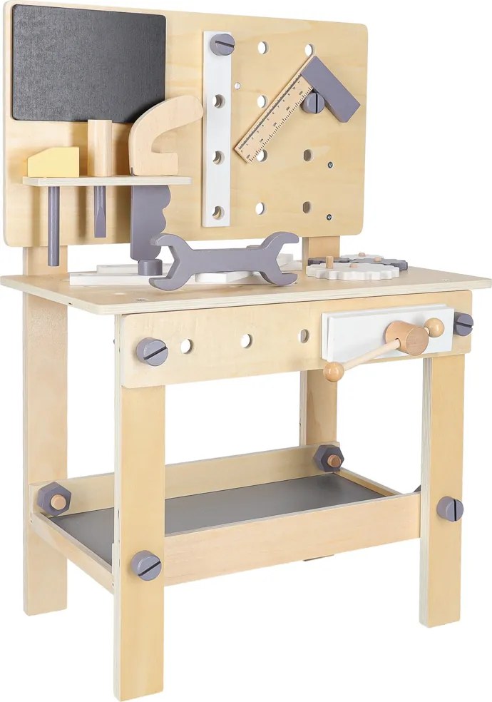 KIK Drevená dielňa s náradím DIY set
