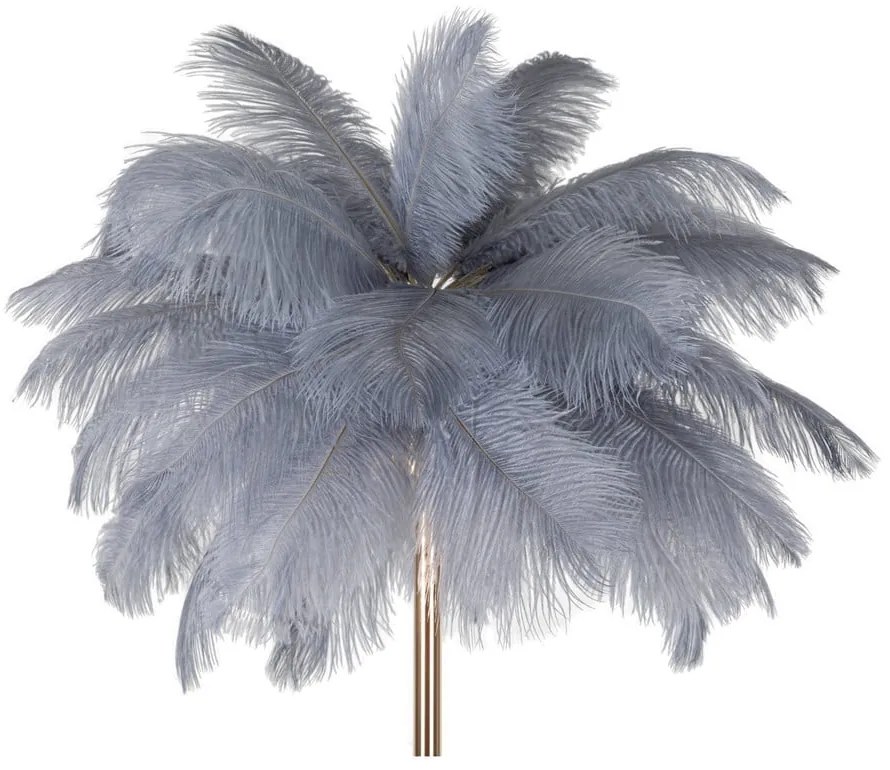 Stojacia lampa v sivo-zlatej farbe (výška 160 cm) Palm – Mauro Ferretti