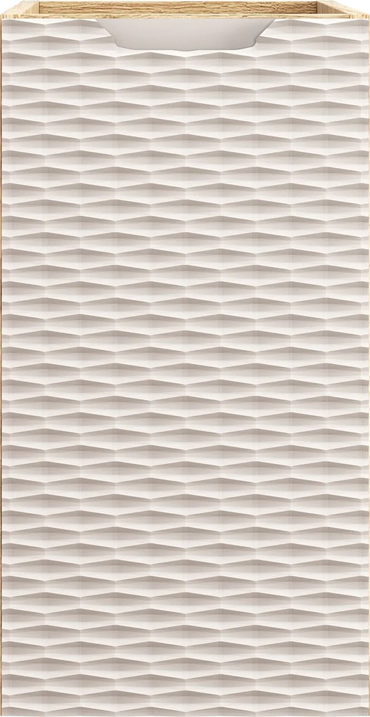 Comad Doplnková kúpeľňová skrinka nízka Ocean Beige 30 béžová/dub olejovaný