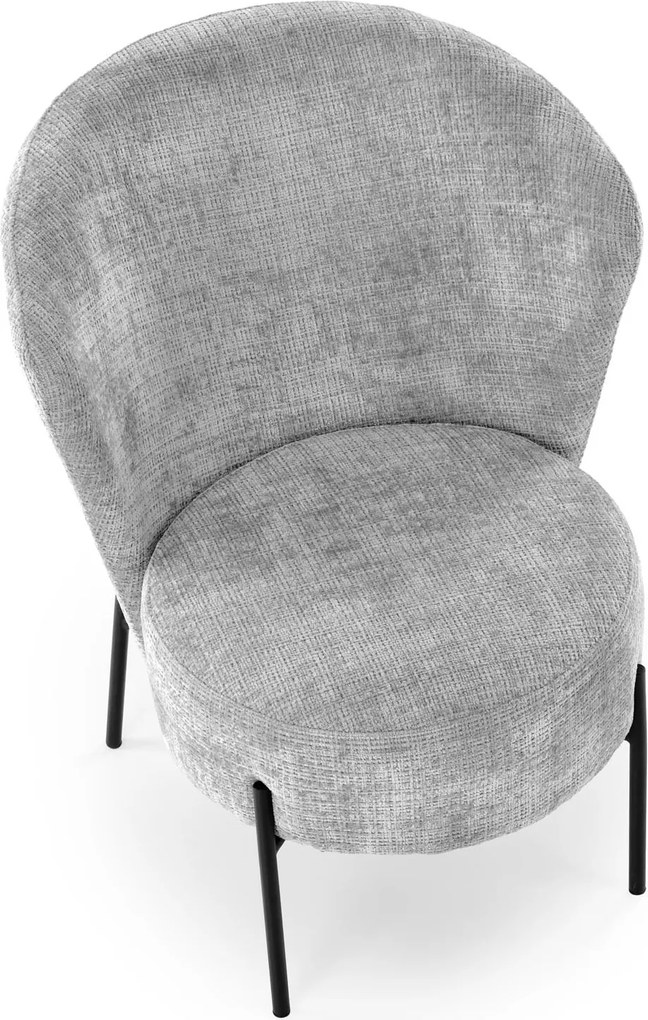 Čalouněné designové křeslo CEZAR šedé