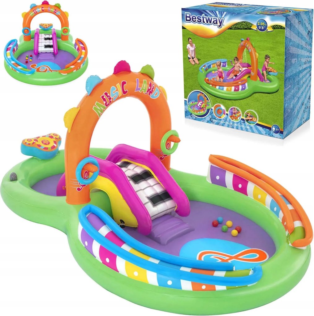 Nafukovacie ihrisko Sing 'n Splash Bestway 53117 Bazén