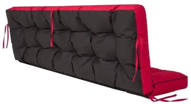 Vankúš na záhradnú hojdačku POLA 140 cm oxford, červený