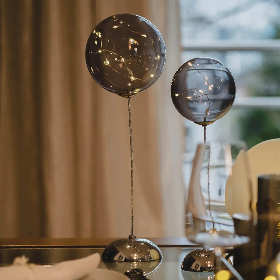 SIRIUS Trio světelných koulí Magnum , 25/34/39, kouřové