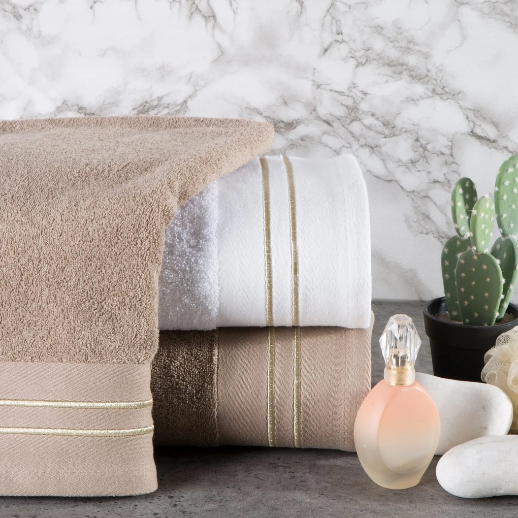 FROTÉ UTERÁK OLIVIA 50X90 CM TMAVOMODRÁ