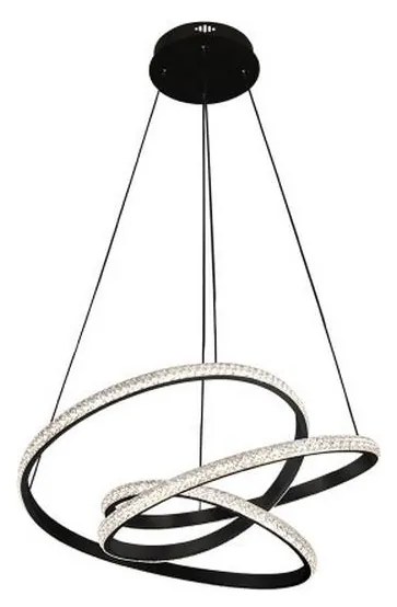 LED stmievateľný závesný luster na lanku LED/90W/230V 3000-6500K pr. 47 cm + diaľkové ovládanie