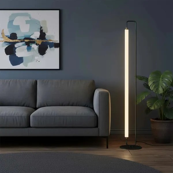 LED stojacia lampa FELICJA LED/24W/230V 4000K čierna