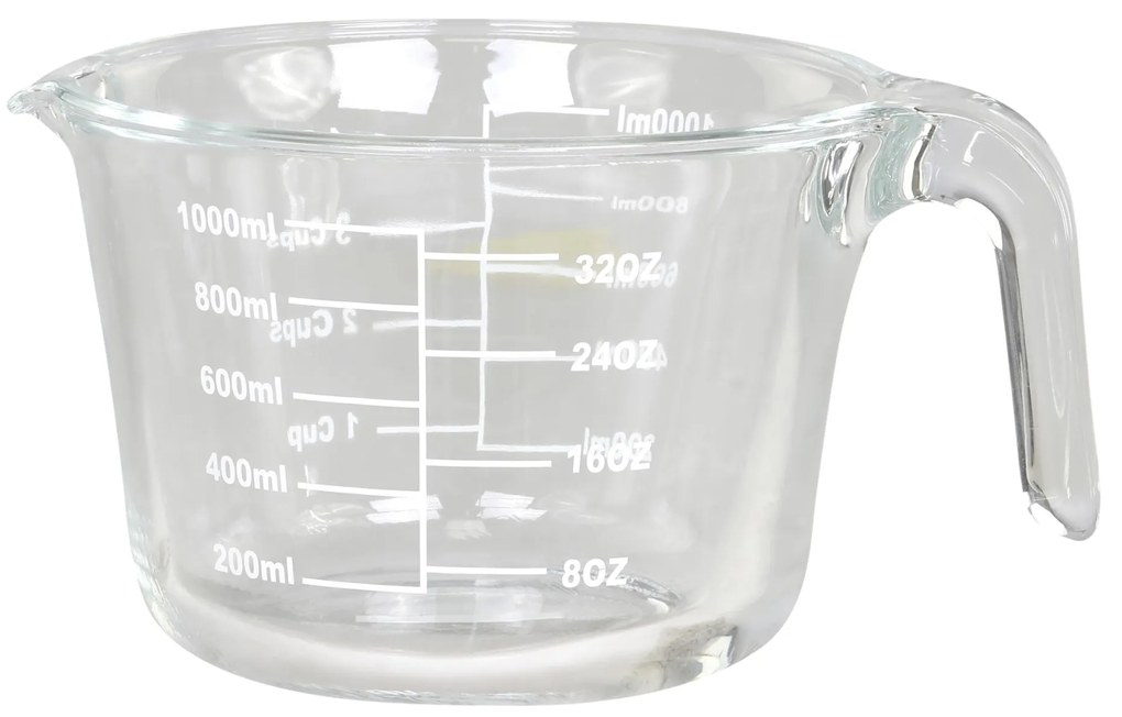Chic Antique Sklenená odmerka Clear 1 l