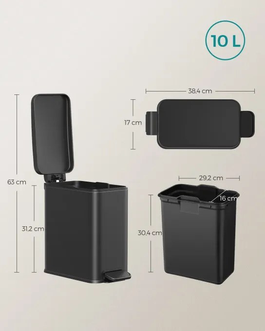Odpadkový kôš 10 l LTB561B10