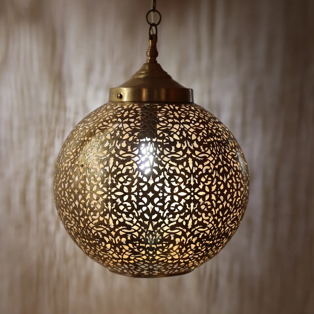 Luxusná mosadzná lampa Melilla