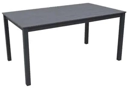 Záhradný stôl CALVIN hliník/ polywood šedý