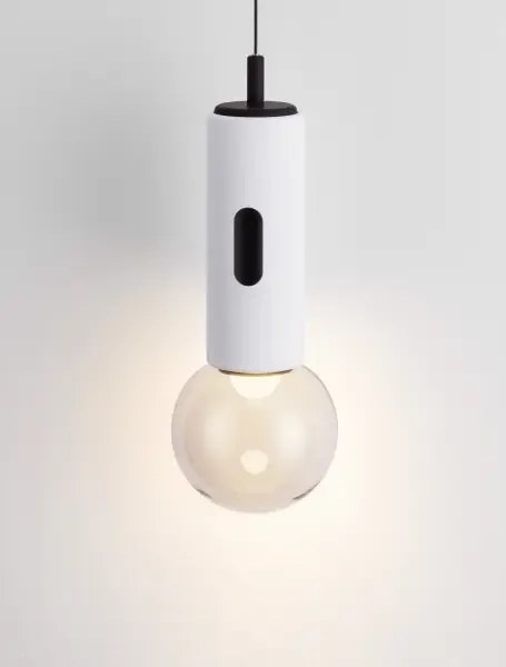 LED stmievateľný biely moderný luster Chronos