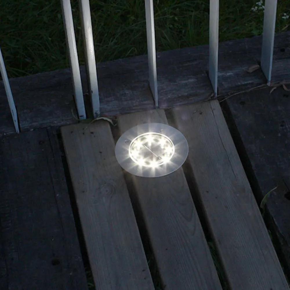 Bluegarden Toolight, LED solárna lampa 4,5cm 1ks P60048, strieborná, OGR-05685