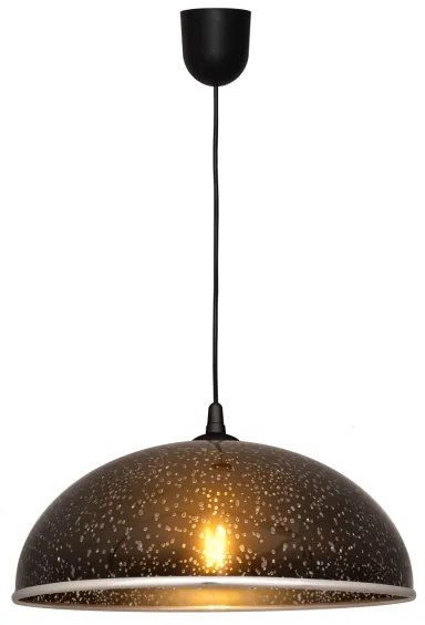 Luster na lanku CIRCLE 1xE27/15W/230V čierna