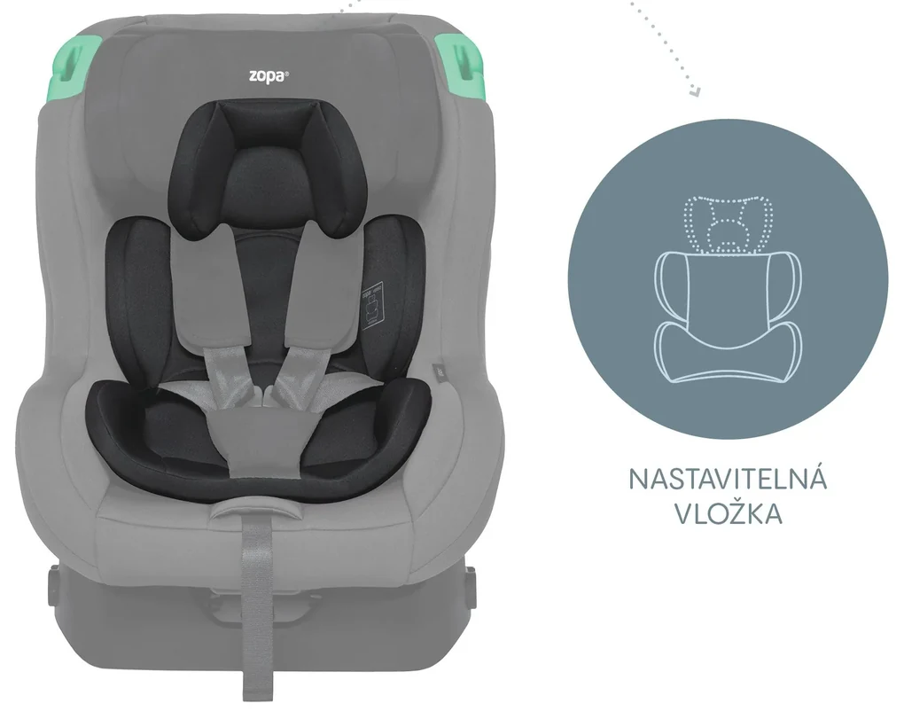 Autosedačka ZOPA Verso R129 - Night Black